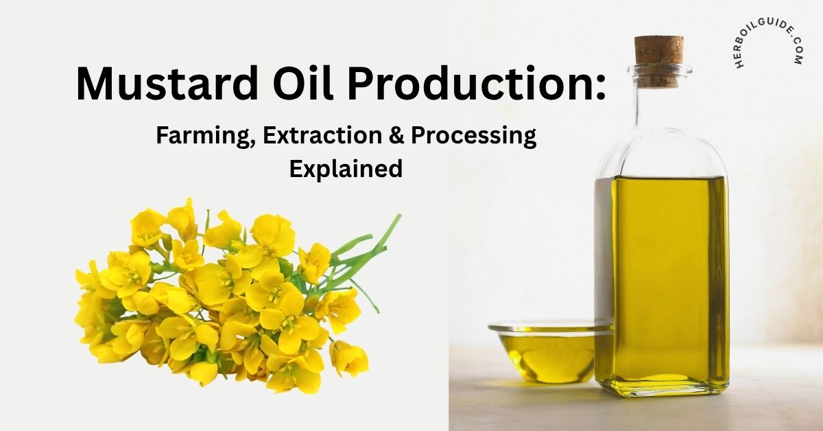 mustard oil production from seed farming to oil extraction
